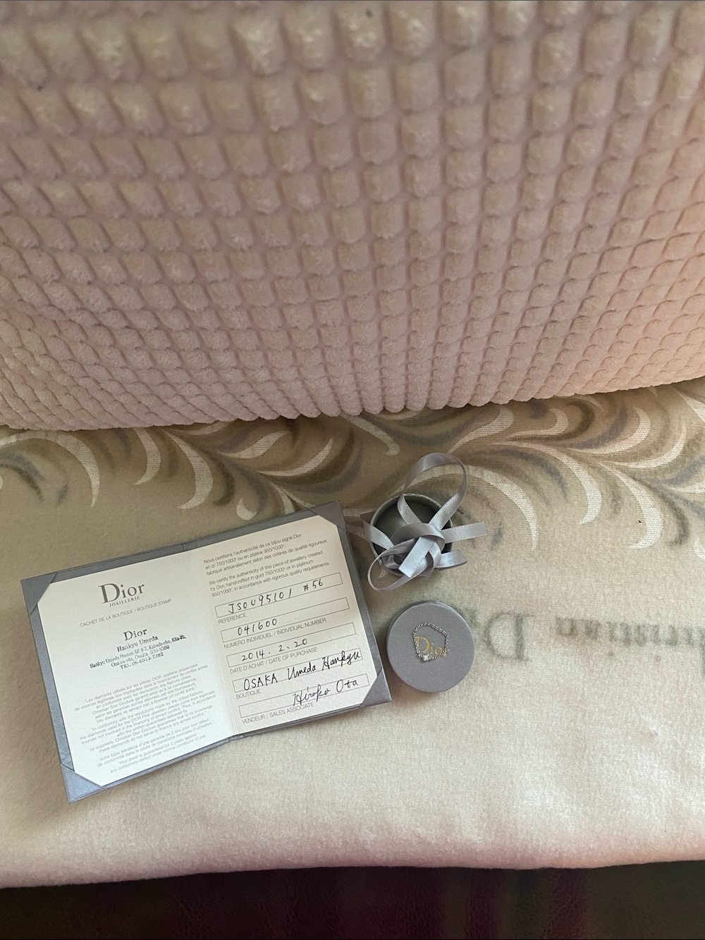 Mimirose Dior 18K White gold diamond